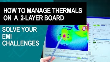 Managing thermals with a 2-layer board