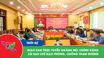 Giao ban trực tuyến ngành Nội chính Đảng và Ban chỉ đạo phòng, chống tham nhũng