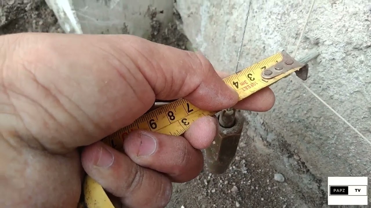 how to layout wall for plastering/paano e layout ang pader para sa palitada?