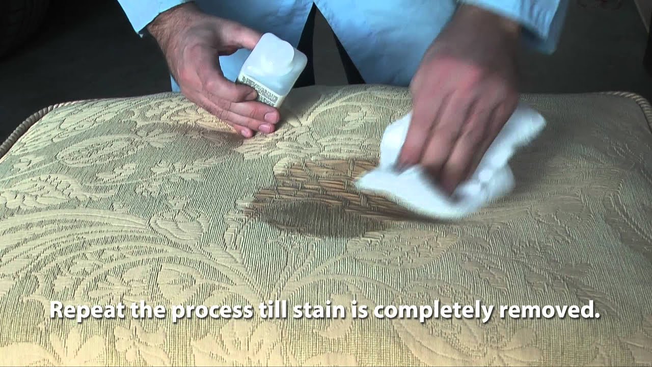 How To Remove Stains From A Fabric Sofa Mp4 Youtube