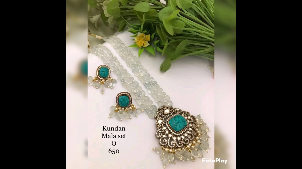 Beautiful collection of Kundan mala set 