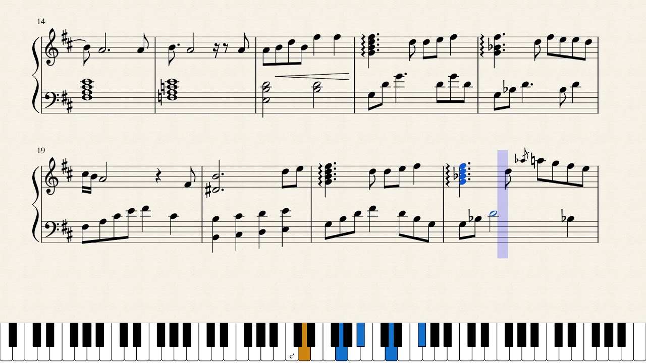 bts converse high piano sheet