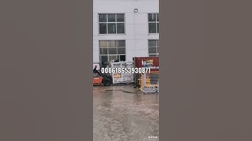 QT4-15 Hydraulic cement brick making machine concrete hollow block machine loading short video