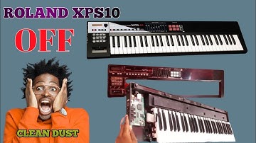 HOW TO CLEAN DUST FROM ROLAND XPS10 || XPS10 || roland off #Roland Xps10