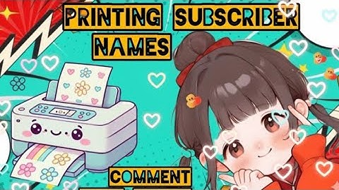 Writing my subscriber names in printer 🖨️#shotlive#virallive#viralprinter#names
