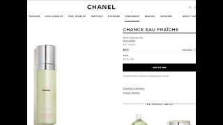 Chanel Chance Eau Fraiche Moisture Mist 