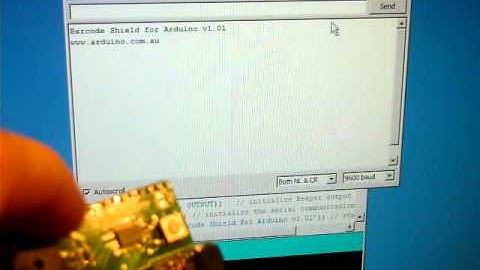 Barcode Scanner Shield with beeper for Arduino