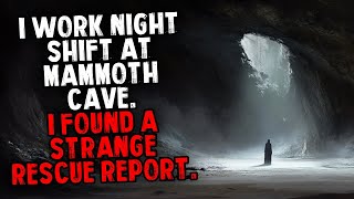 I Work Night Shift At Mammoth Cave. I Found A Strange Rescue Report.