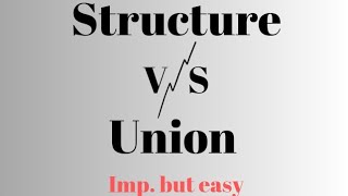 Structure v/s union. Difference between union and structure #structure #union #c++ @simanstudies