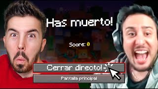 🔴 Minecraft EXTREMO!!! Si MUERO Cierro DIRECTO con Fargan (Muertes 0/5) DIA 1