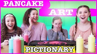 Video thumbnail of "Pancake Art Drawing Challenge! (Haschak Sisters)"