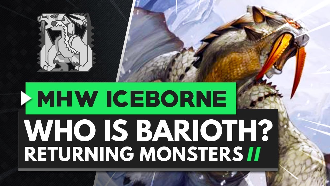 barioth  Update 2022  Monster Hunter World Iceborne | Who Is Barioth?