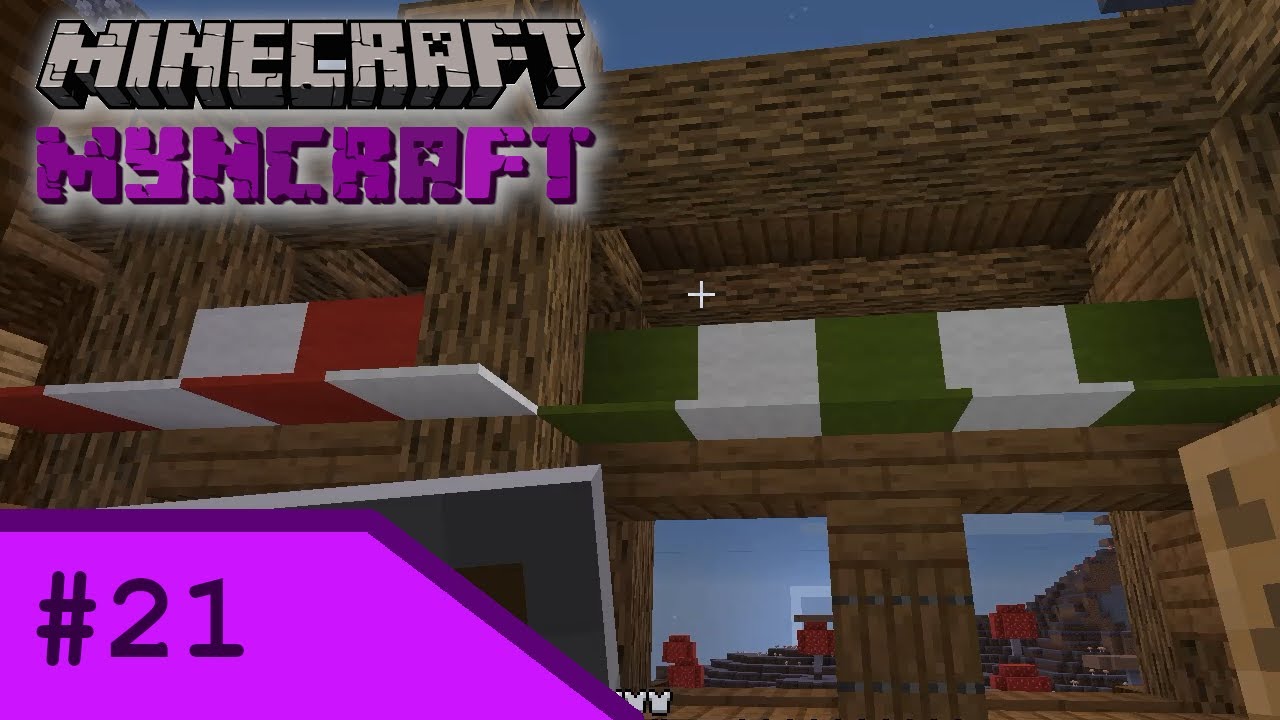 Myncraft 21 Der Marktplatz Von Rynias Youtube