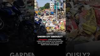 This is from Bengaluru 😕 We throw waste on roads… then ask why cities are dirty.  #civicsense