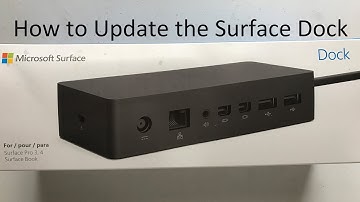 How to Update the Surface Dock