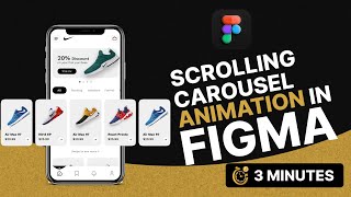 Scrolling carousel animation in Figma (2023)