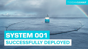 System 001 Deployed in The Great Pacific Garbage Patch | Cleaning Oceans | The Ocean Cleanup