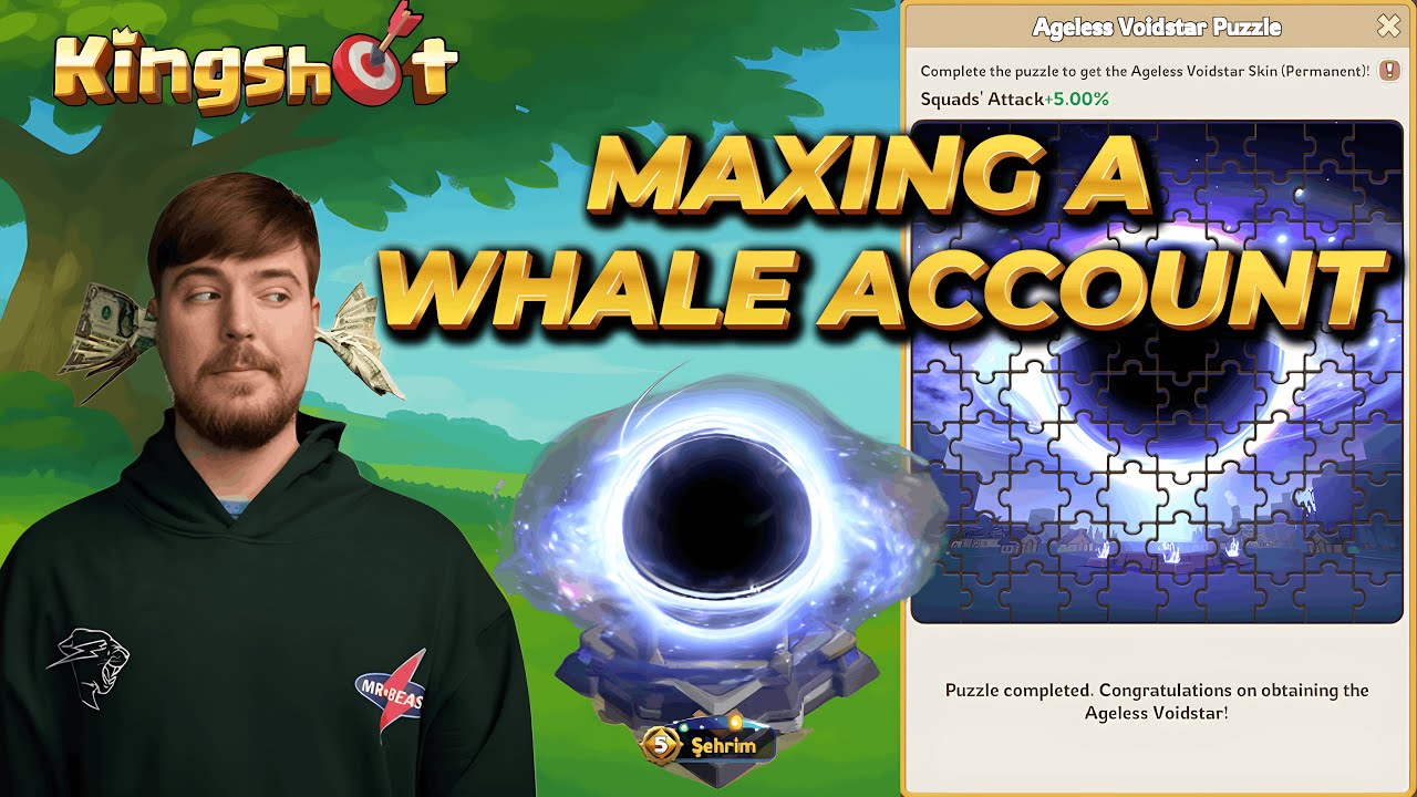 Kingshot Balina Hesap İlerlemesi – Voidstar Açıldı | SvS Hazırlık