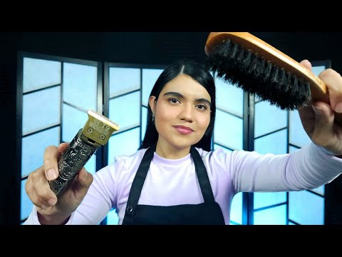 ASMR BARBERÍA 💈 Corte de Cabello + Afeitado