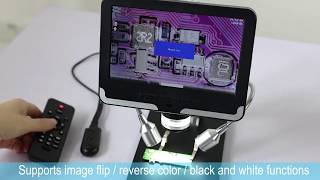 Koolertron  7 inch LCD Digital USB Microscope Angle Adjustable with Remote Control