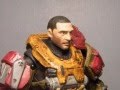 Halo Reach Jorge (Unhelmeted) Series 4 Action figure Review.
