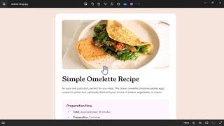 Recipe page | Frontend Mentor Challenge using #html and #css