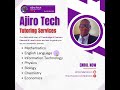 Unlock Academic Excellence with Ajiro Tech Tutoring Services! #ajirotech #alevels #tutoring