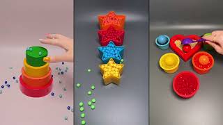 Satisfying Beautiful Beads, Colorful Balls, Haba Slope, Xylophone,  Falling Beads Reverse Video ◀️ screenshot 5