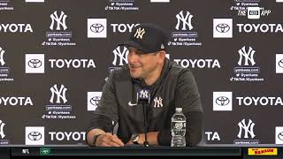 Aaron Boone on a Game 1 win over the Twins