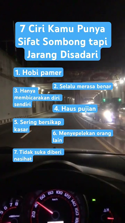 Ciri Ciri Orang Sombong⁉️ apakah km Termasuk??? #sombong #viral #short