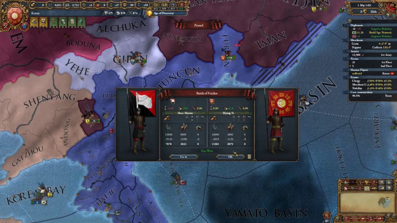 EU4 MoH achievements: Turtles All the Way Down (as Korea) 2