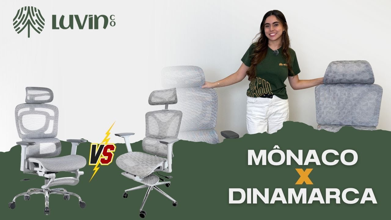 Cadeira Mônaco x Cadeira Dinamarca: descubra as diferenças! 💺✨