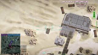Planetside 2 - Destroyed vanguard from bastion