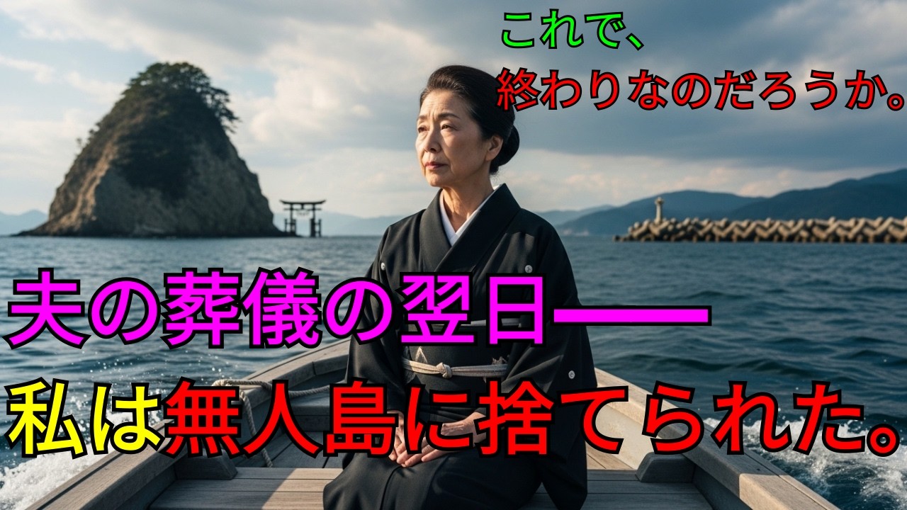 夫が亡くなった後、島に置き去りにされた妻――そして一年後