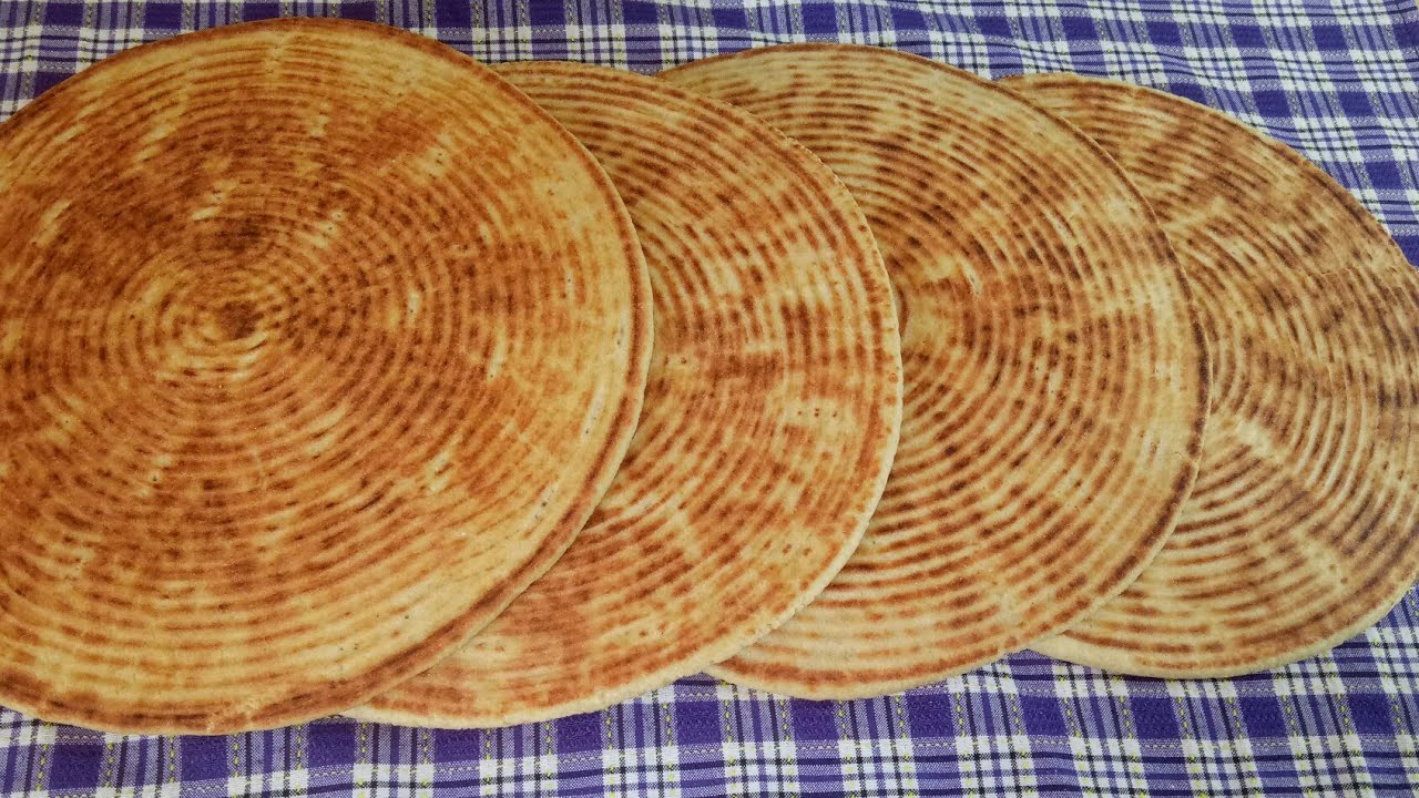 كسرة رخساس بالسميد و زيت الزيتون بمقادير مضبوطة للمبتدئات جي روعة الله يبارك