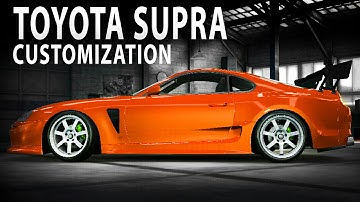 NFS NO LIMITS - Toyota Supra (Customization and Gameplay)