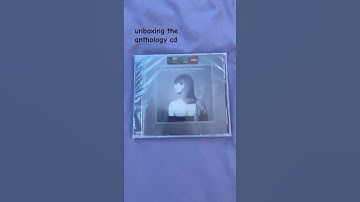 unboxing the anthology cd 🖤 // #theanthology #taylor #taylorswift #target #unboxing #shorts