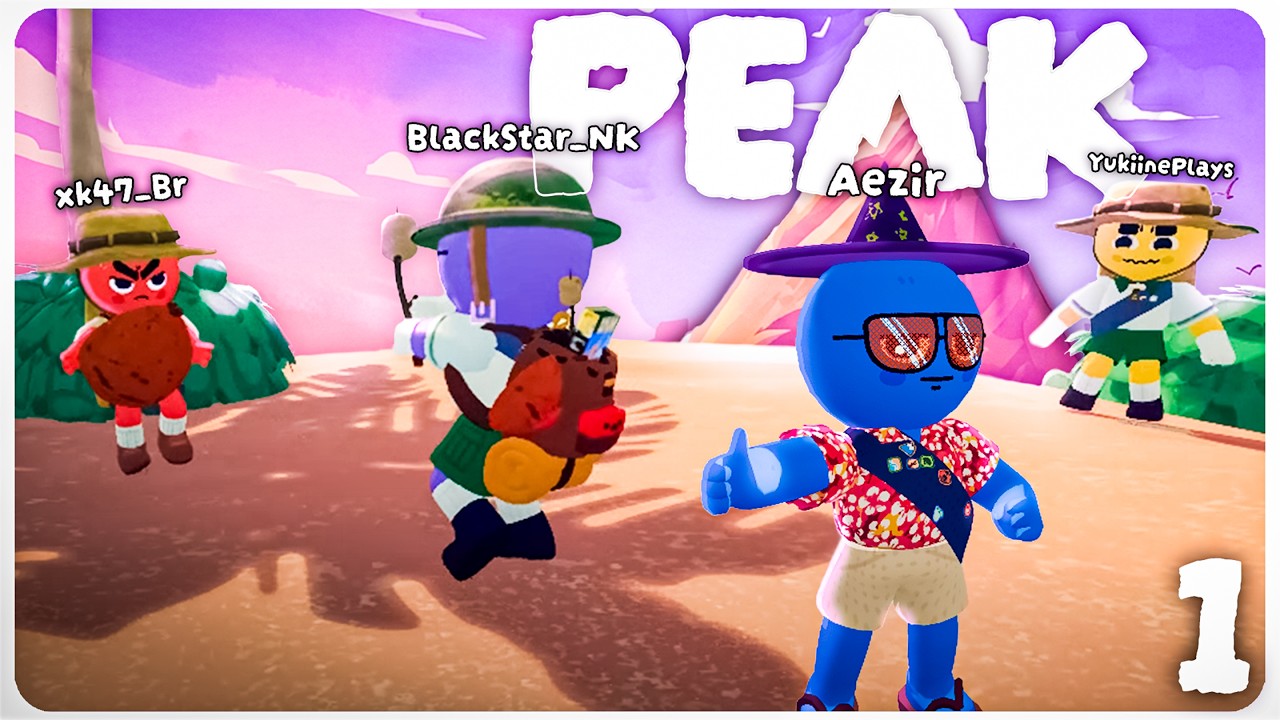 O que poderia dar errado?│4 MALUCOS jogando PEAK