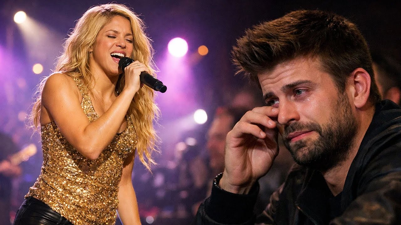 Шакира пела и танцевала; Пике заплакал. («Ритм сбился»)