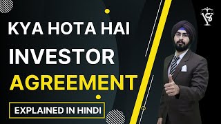 What Is An Investor Agreement   Cost Of Agreement  Investor Agreement Explained In Hindi
