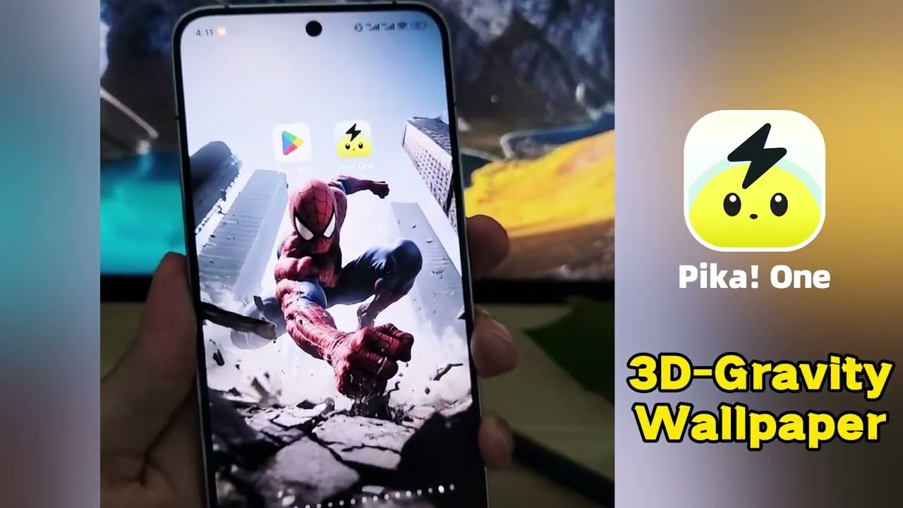 Spiderman Super 3D-Gravity Wallpaper -- Pika! One