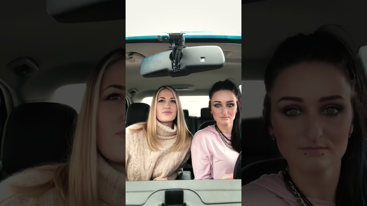 Car reaction with my friend Vicky 💗 
