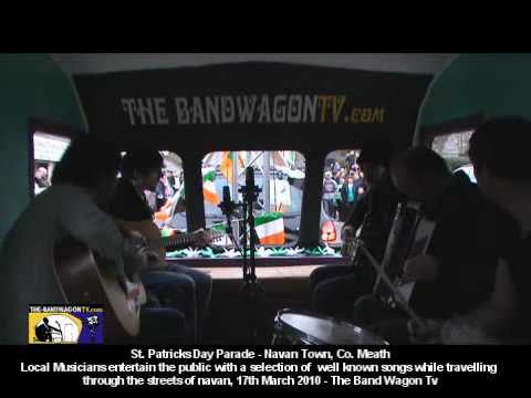 St Patricks Day Parade - Navan Town - The Band Wagon Tv