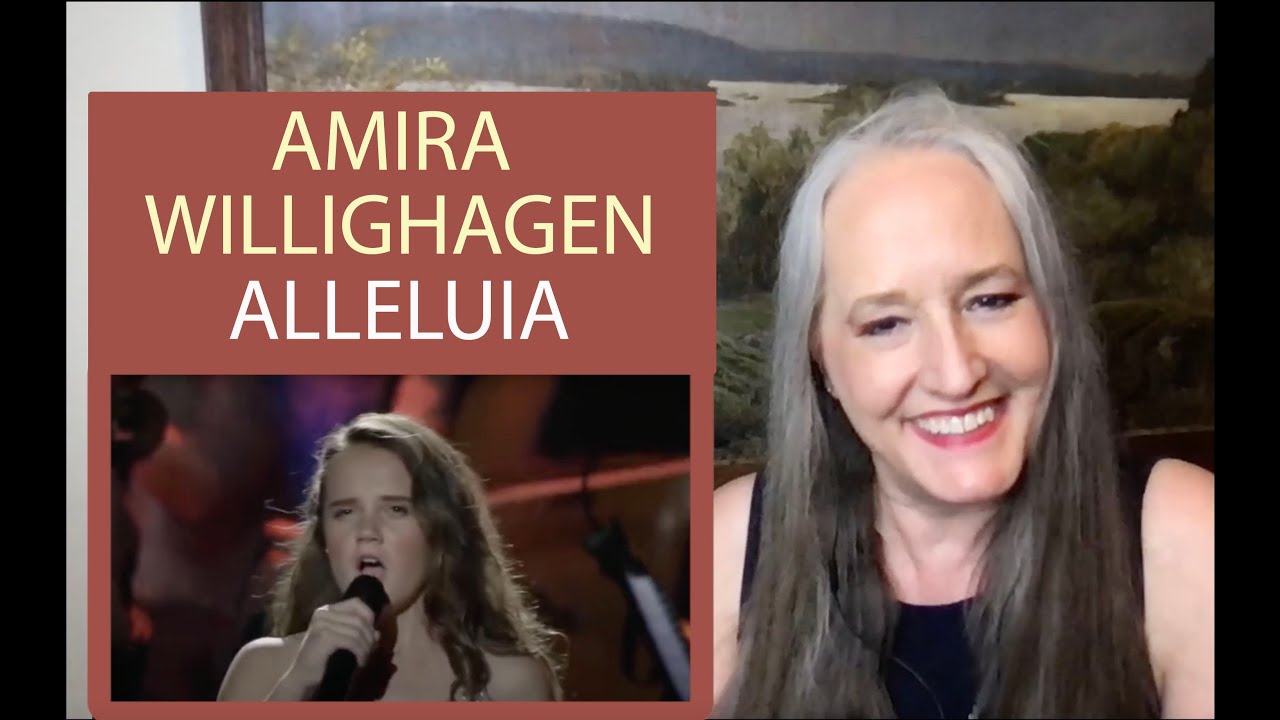 Voice Teacher Reaction to Amira Willighagen - Alleluia 2018