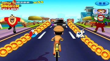 Little Singham Cycle Race Game - Police Car - Best Cycle Run Game | Android/iOS Gameplay HD