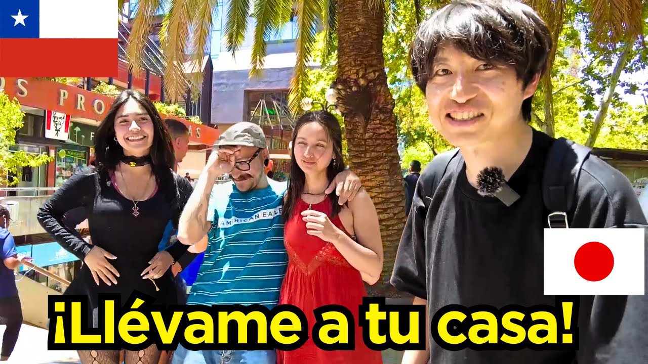 JAPONÉS va a CASA de CHILENOS DESCONOCIDOS por primera vez