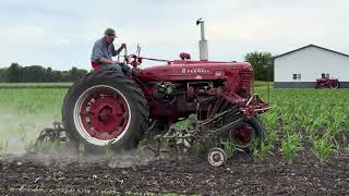 Bill Burnham Cultivating Hill Drop Cornmu0026w Equippedfarmall1951 Mcultivator Bought New 1948