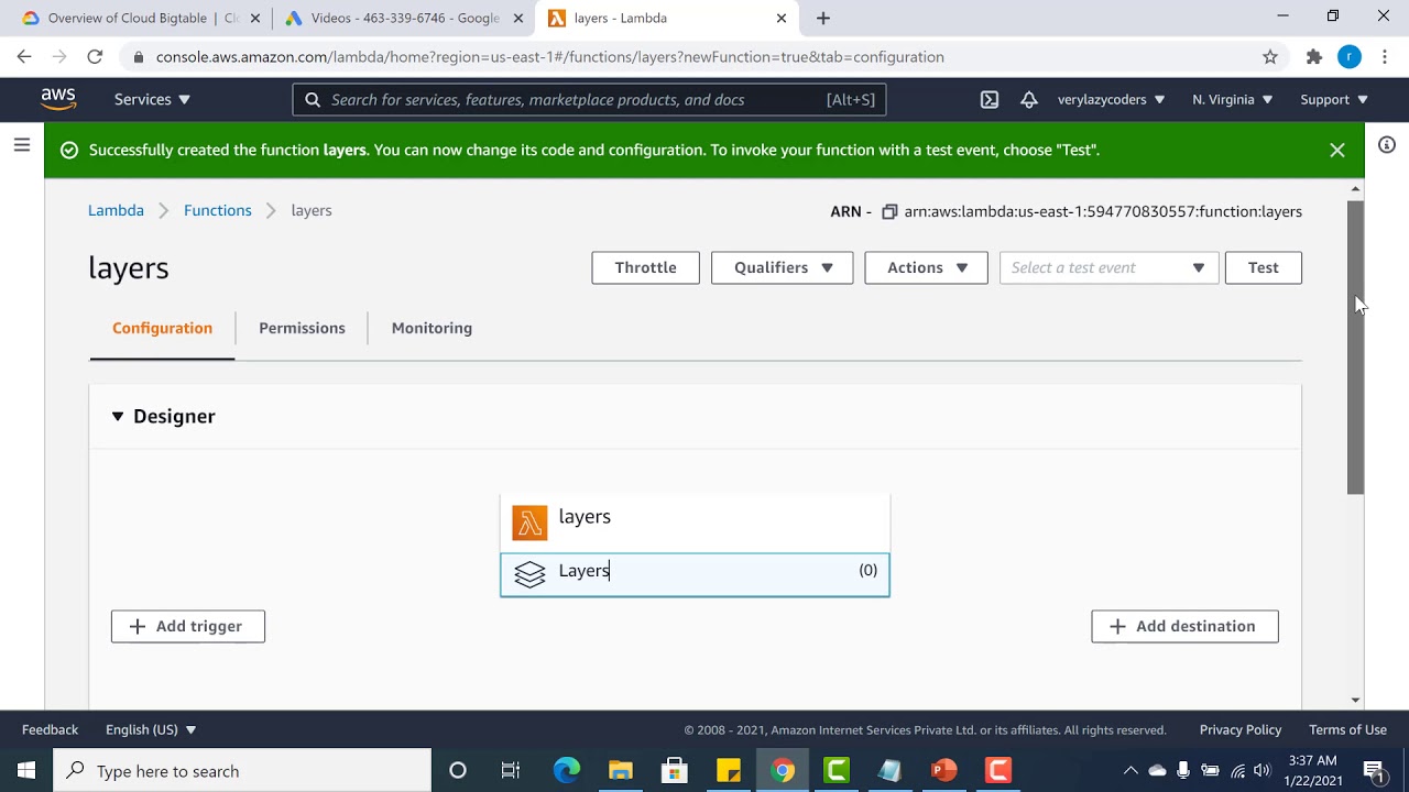 aws lambda Layers aws layers serverless lambda YouTube