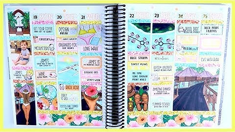 Memory Plan With Me! | Tahiti Sweetie by Glam Planner