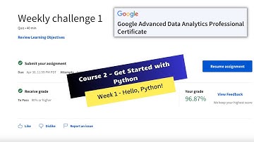 get started with python coursera week 1 quiz answers || Google Advanced Data Analytics